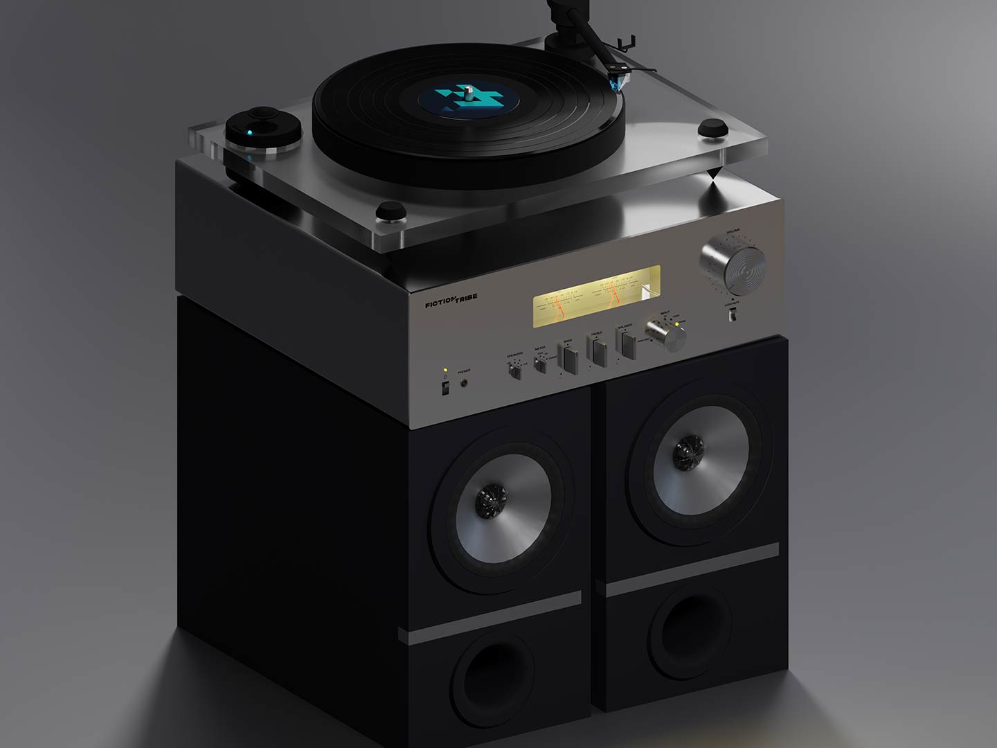 Yamaha Receiver with KEF300Q Speakers