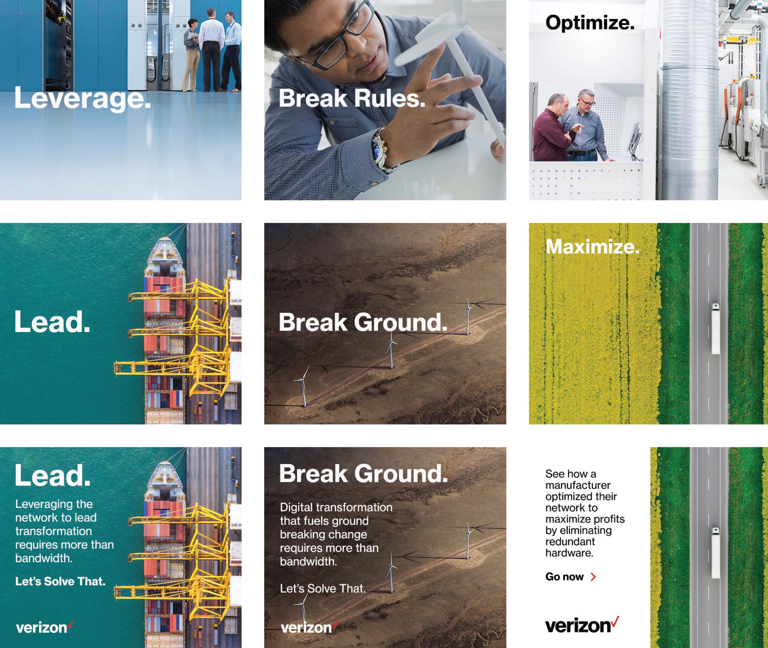 Verizon Let's Solve That Banner Ads