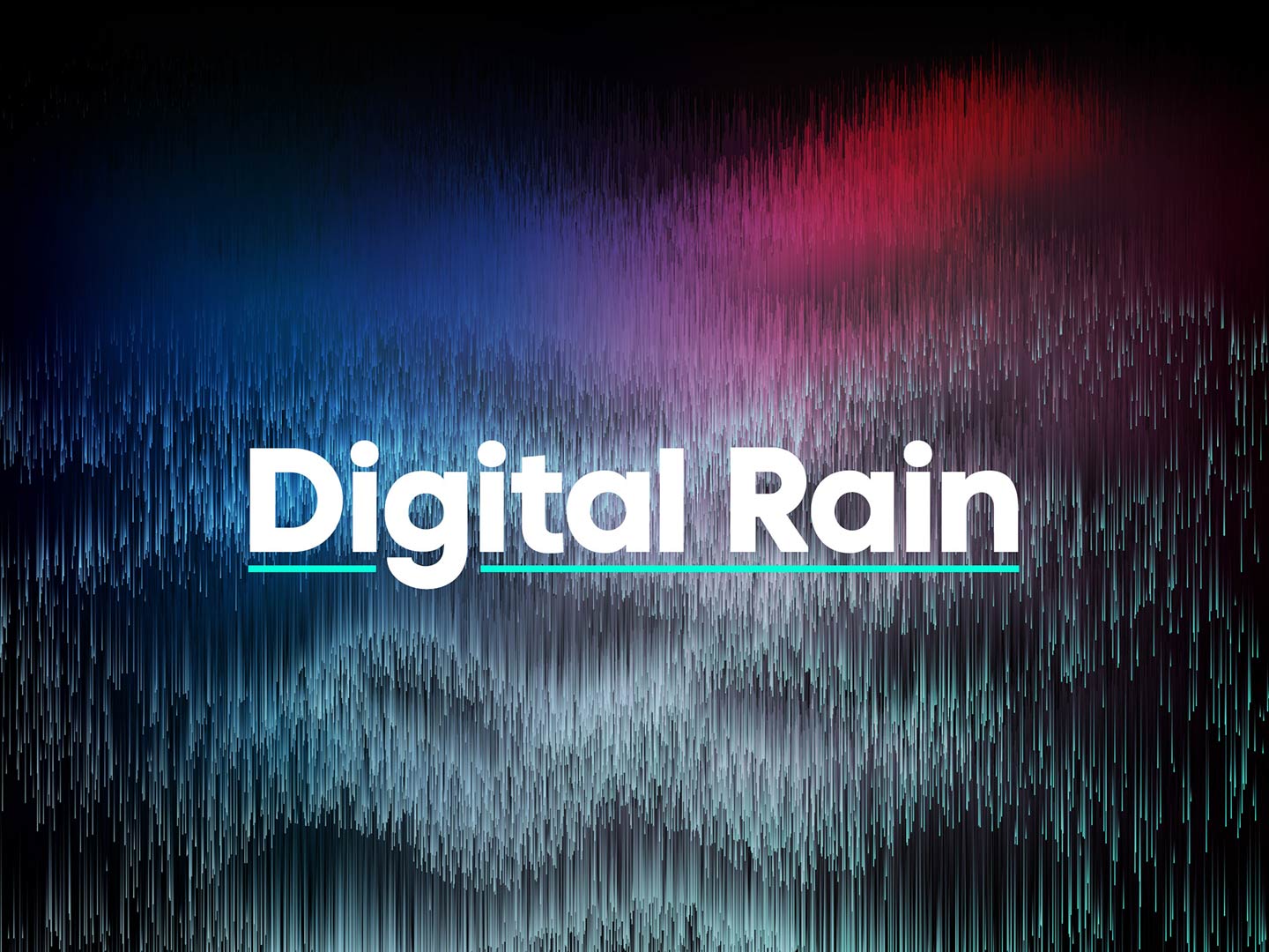 Digital Rain Light Streaks Experiment