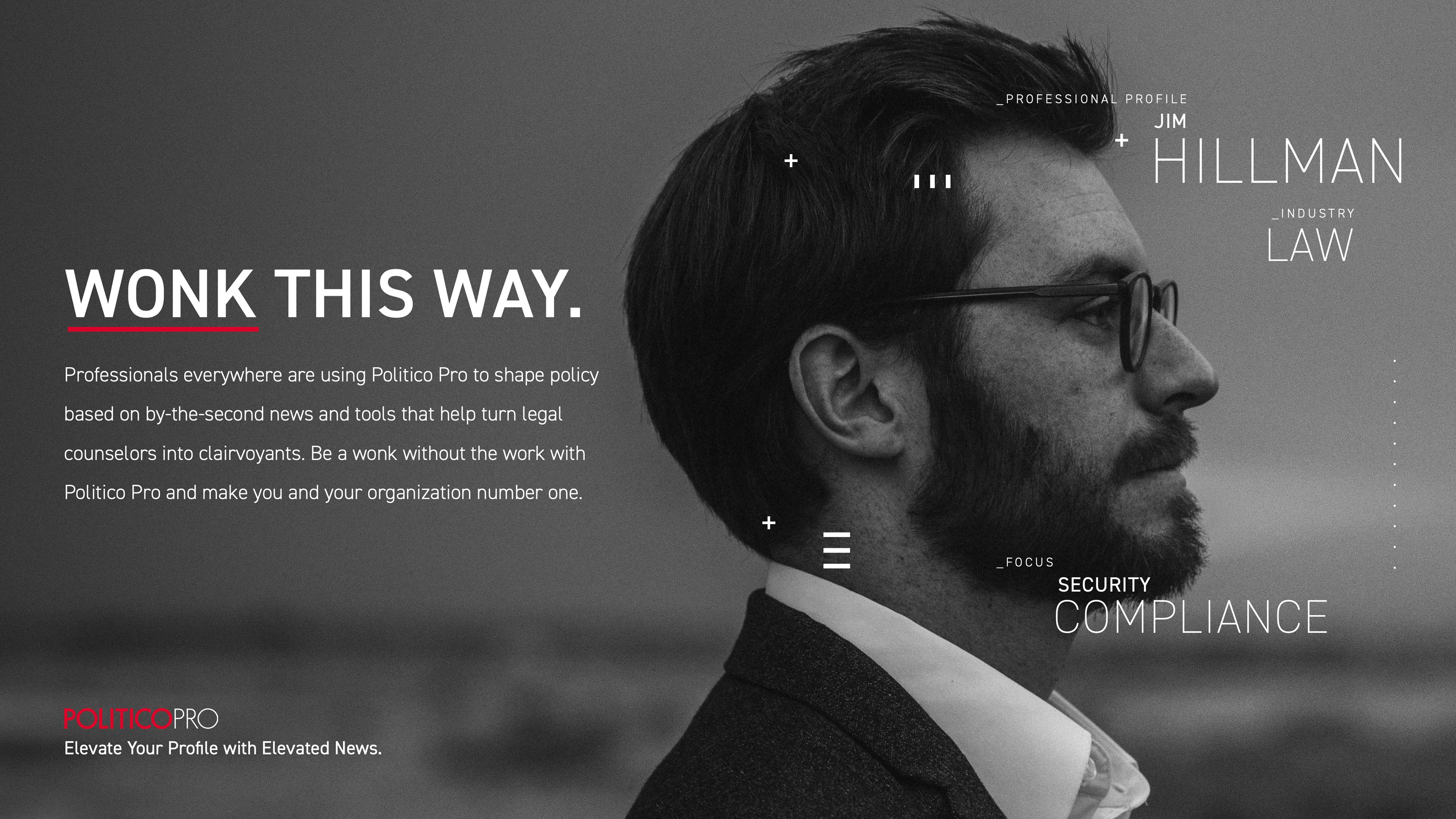 PoliticoPro Profiles Brand Concept