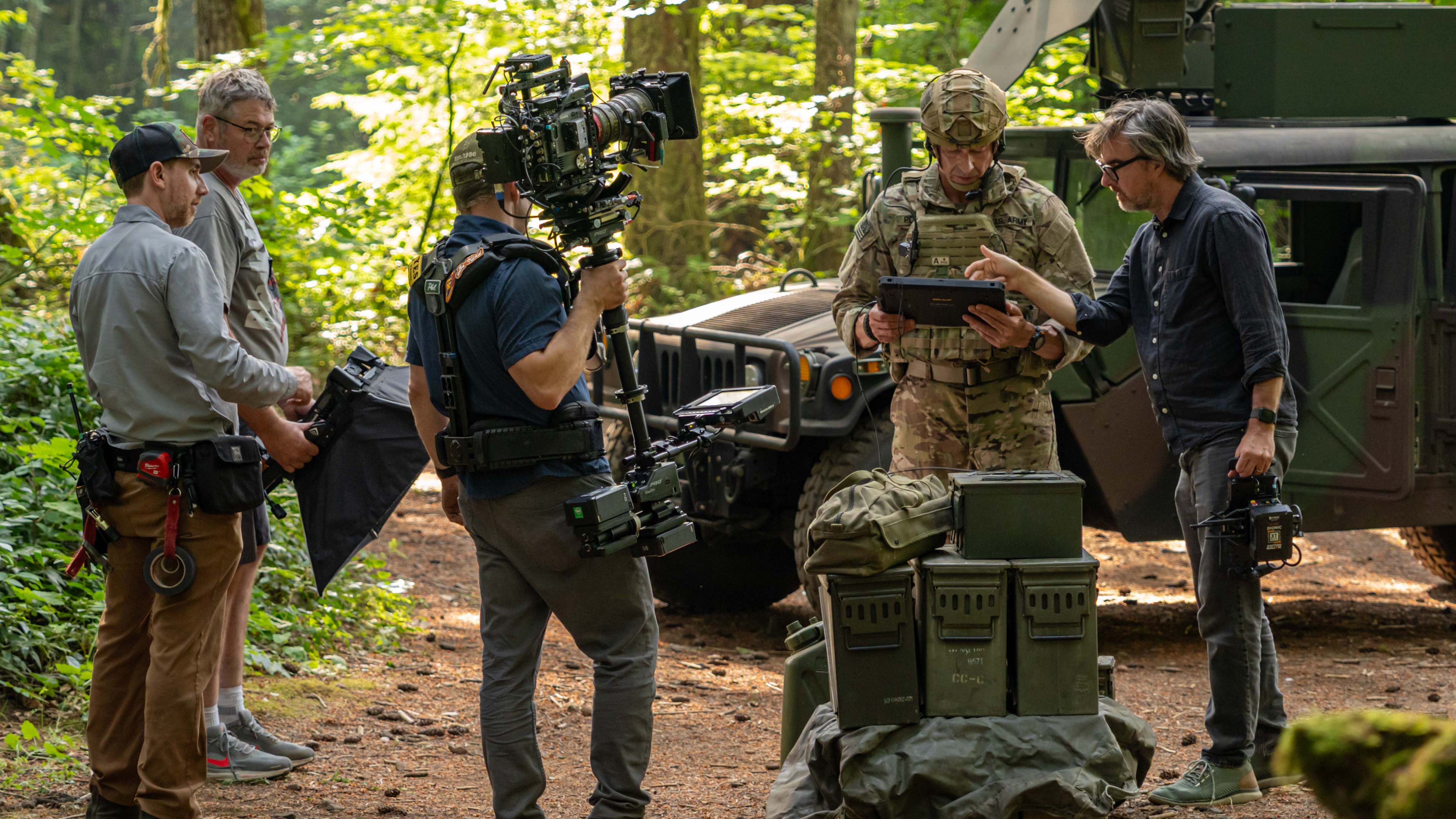 Stephen Kozik Directing on Location
