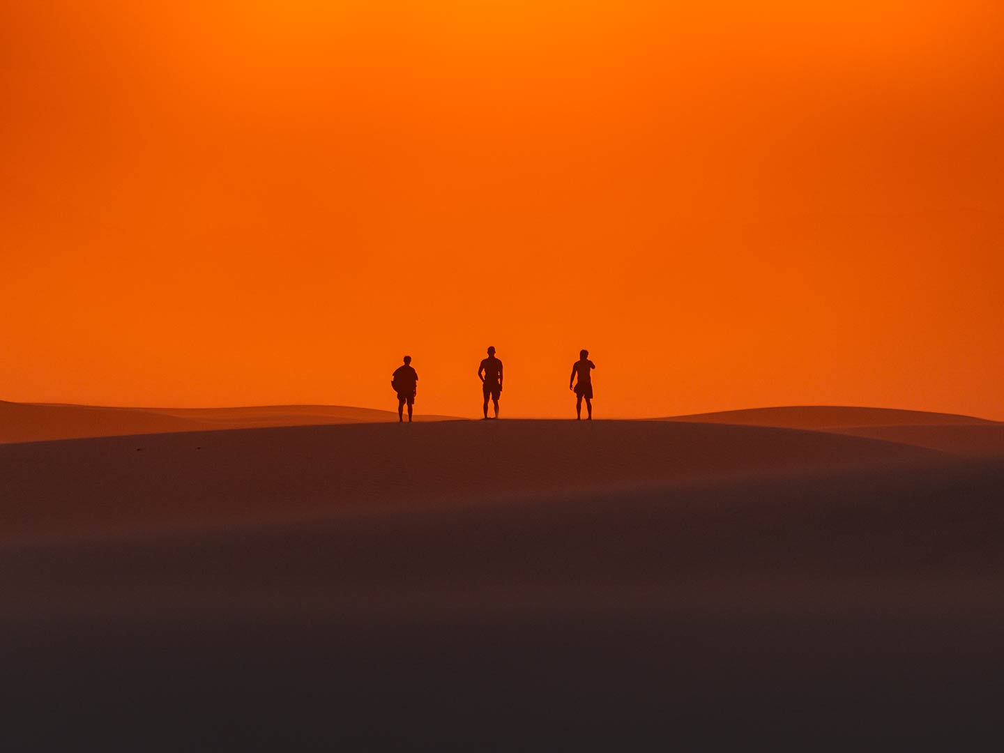 White Sands Sunset