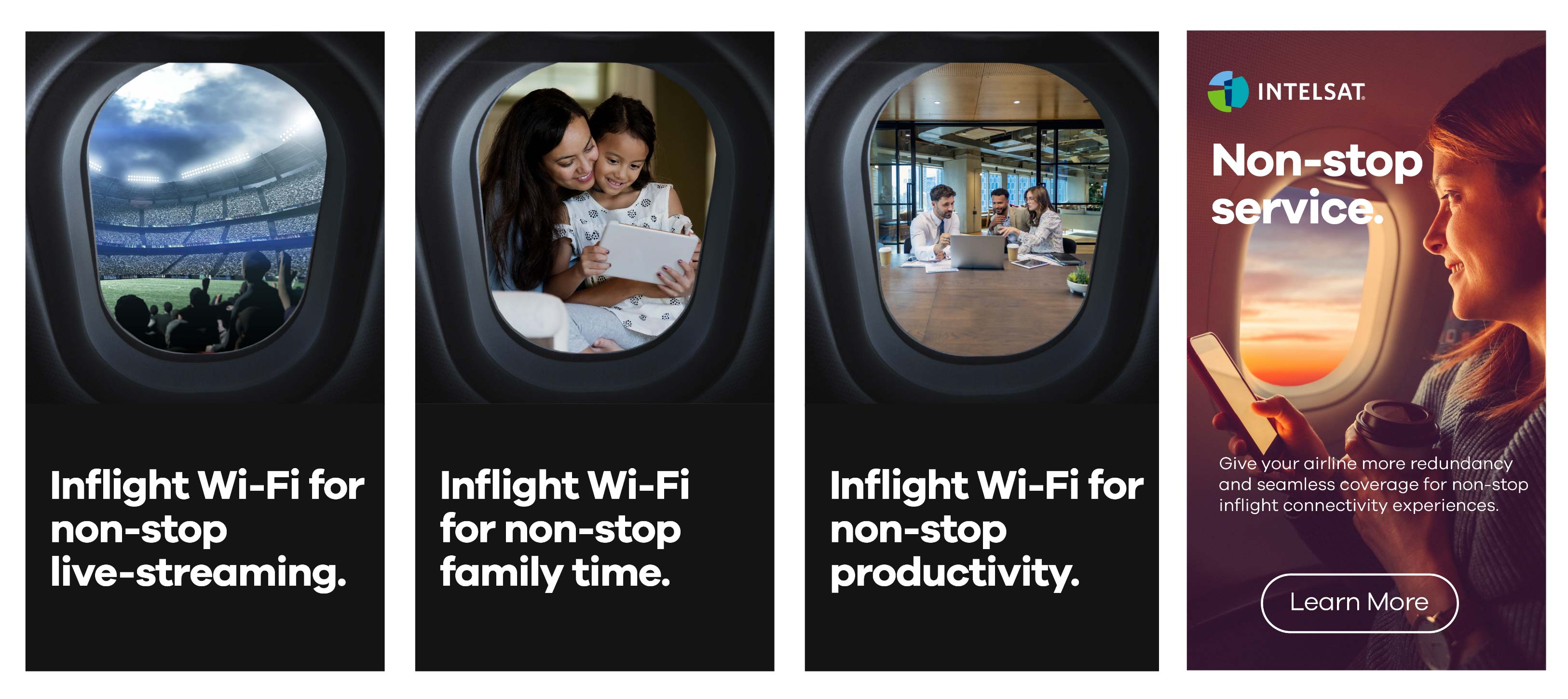 Intelsat Non-Stop Ads